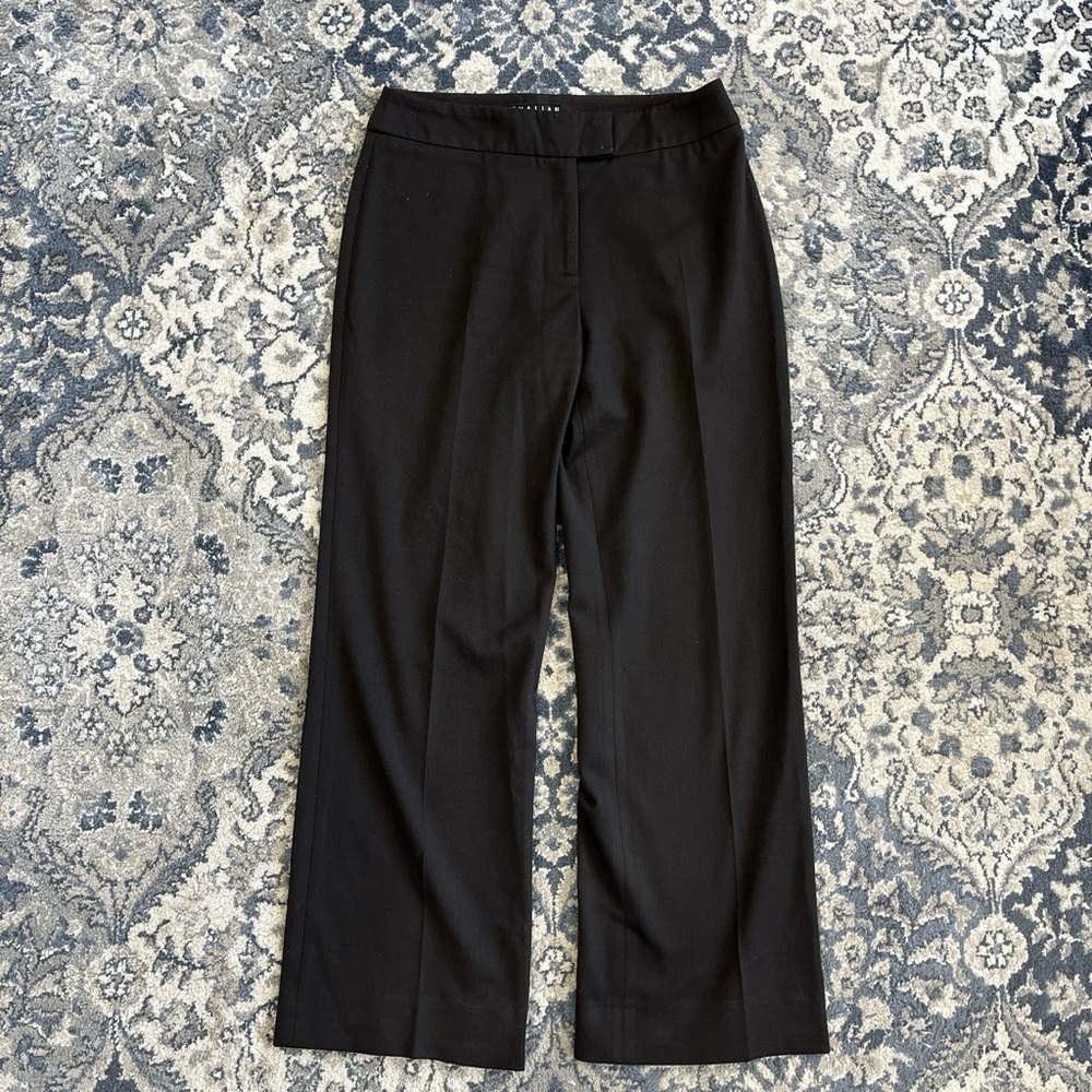 Dark brown mid/low rise trousers perfect